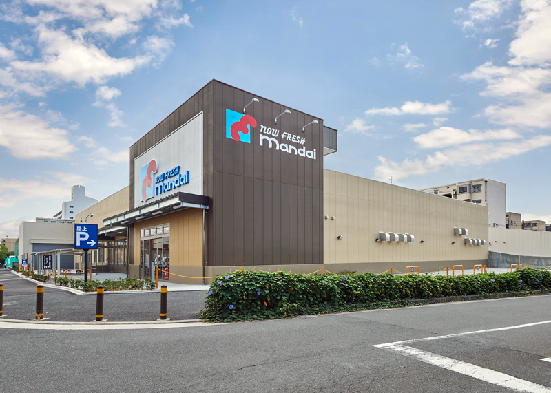 万代長瀬店新築工事